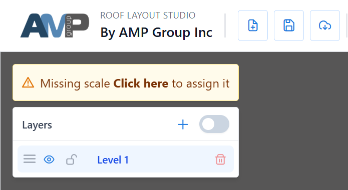 Missing scale warning