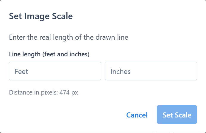 Scale length modal